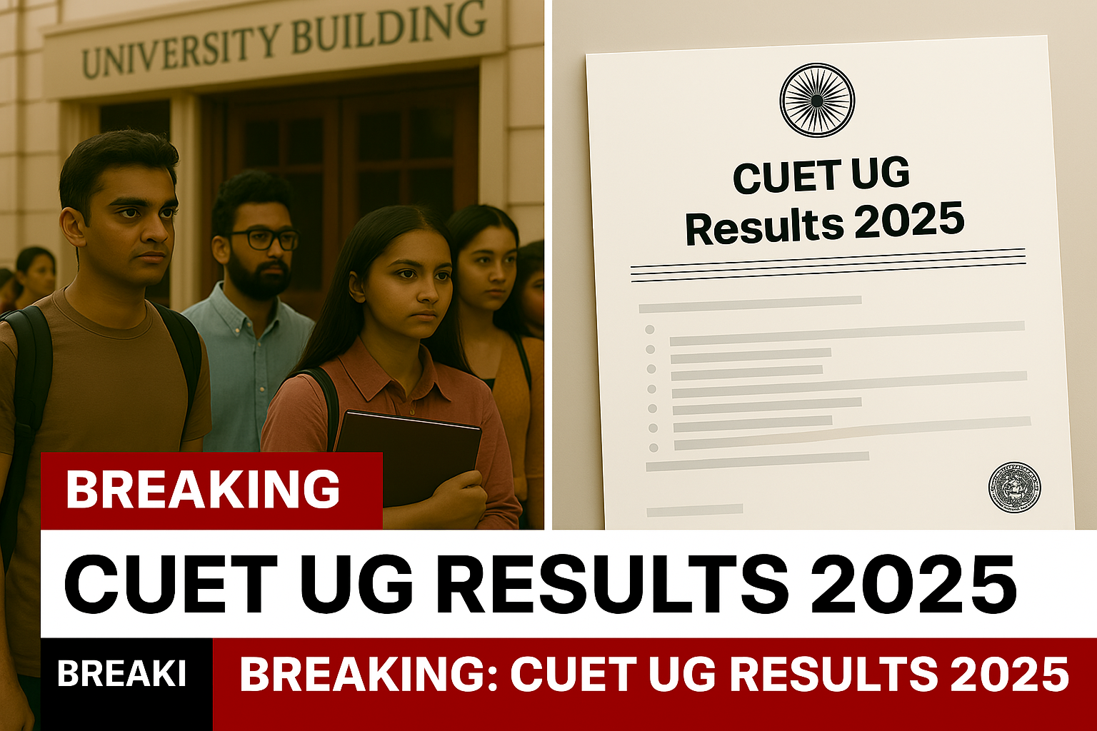 allahabad university CUET UG Result 2025