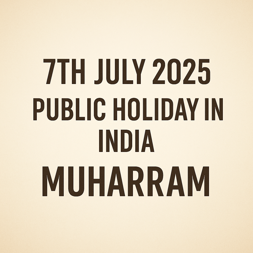 allahabad university 7th July public holiday India