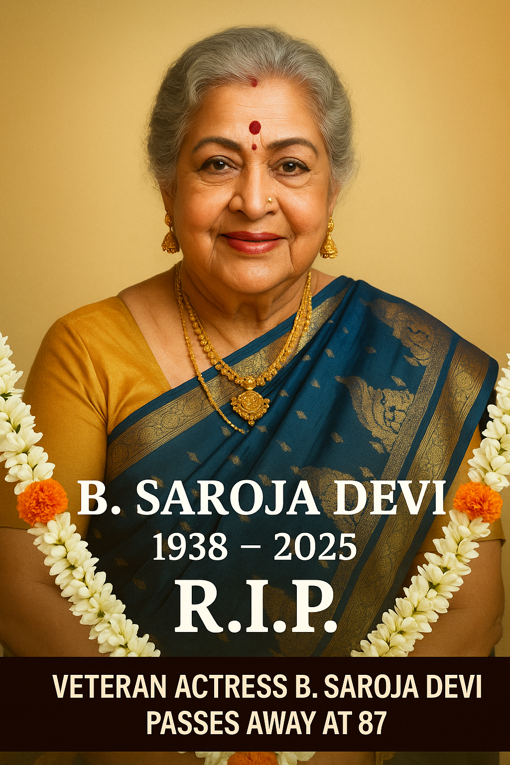 Asia B. Saroja Devi veteran Indian actress passes away at 87