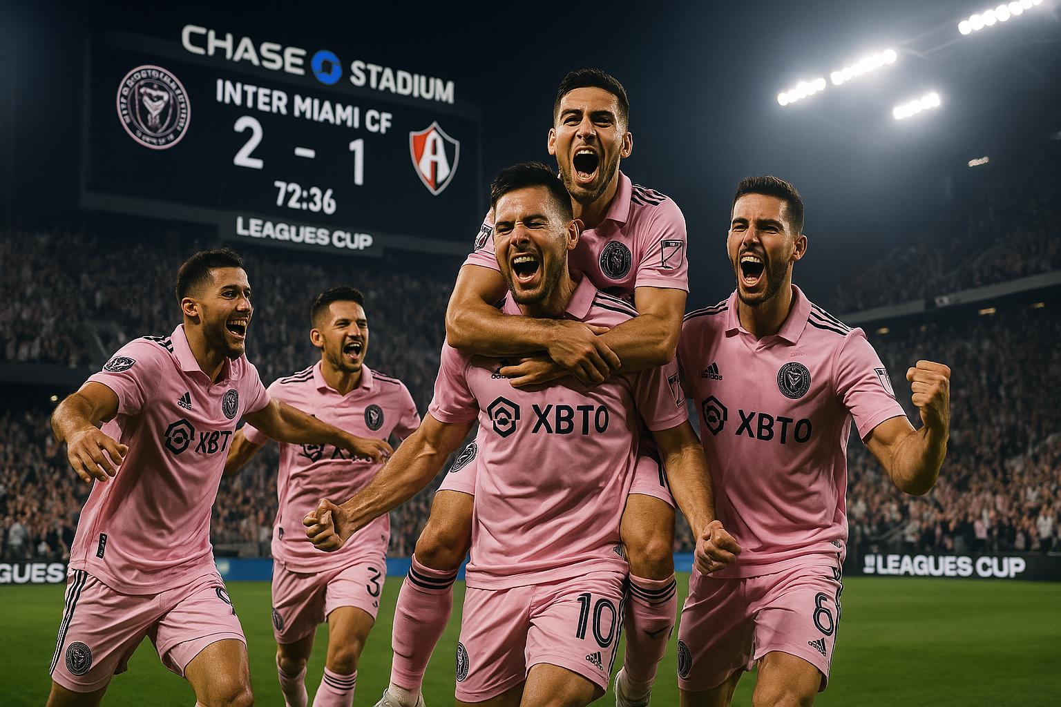 National Film Inter Miami vs Atlas 2025 match scoreboard with stats and player highlights
