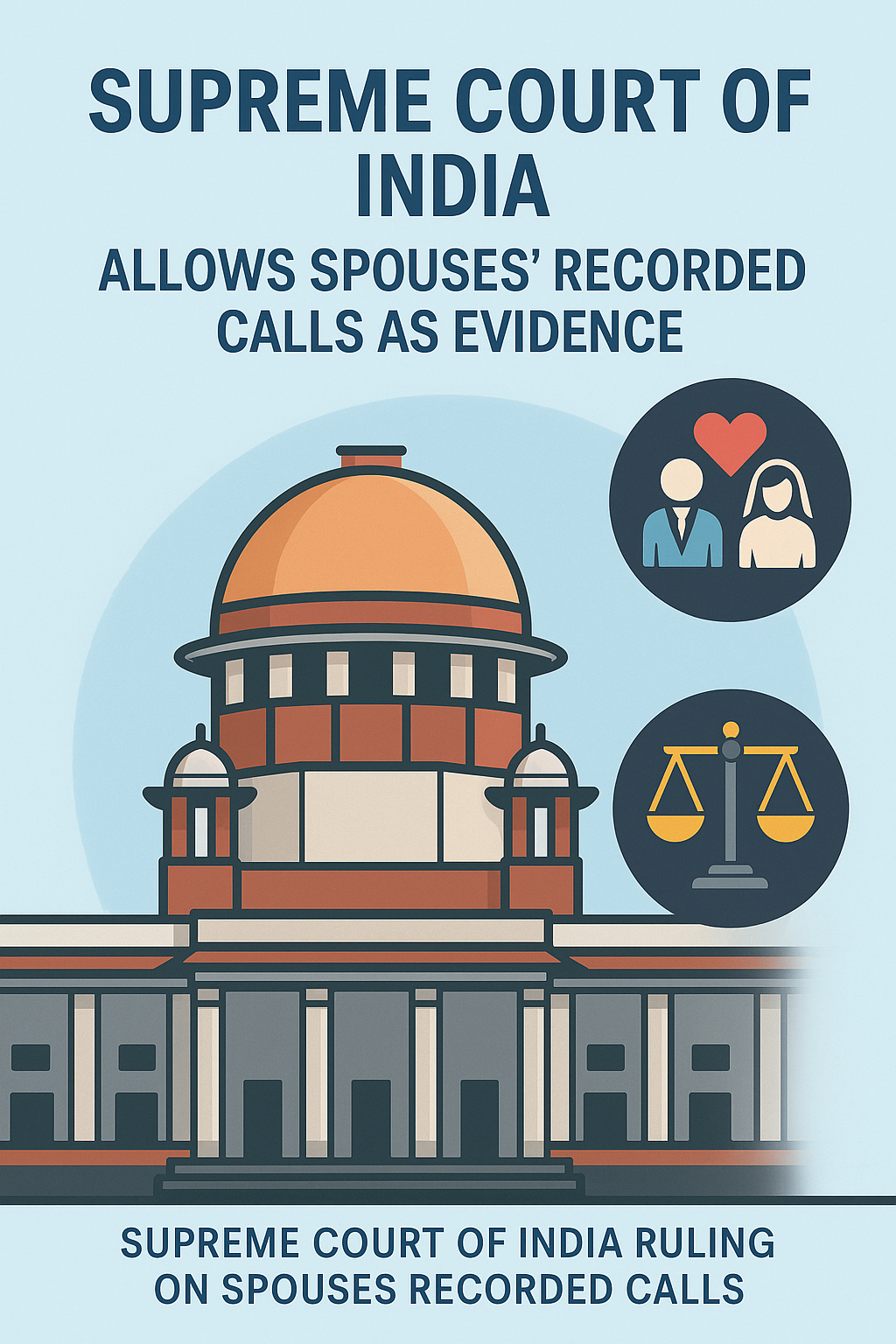 Asia Supreme Court of India ruling on spouses recorded calls as evidence