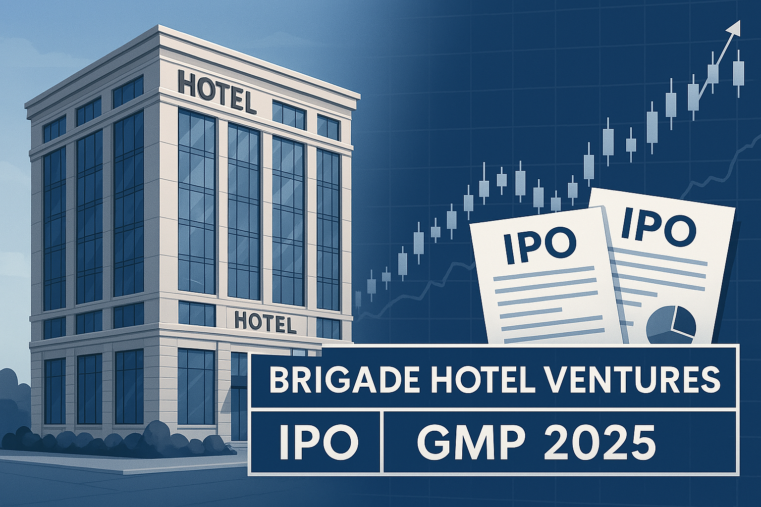 hdb Brigade Hotel Ventures IPO GMP trend 2025 stock listing premium review