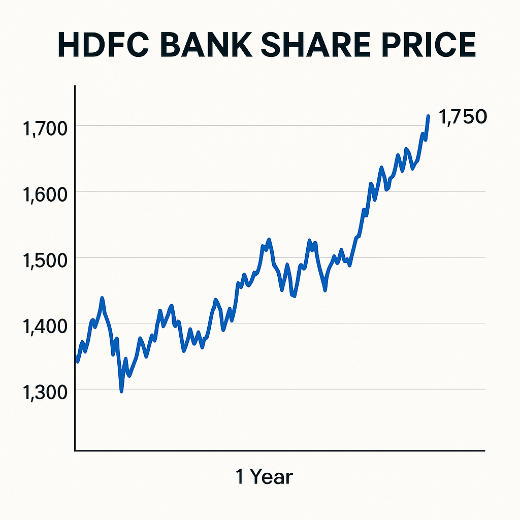 Tigres HDFC Bank share price chart analysis with recent Q1 results update