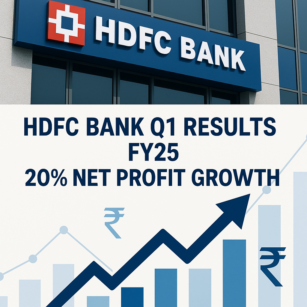 Sundar Pichai hdfc bank q1 results fy25 net profit earnings analysis