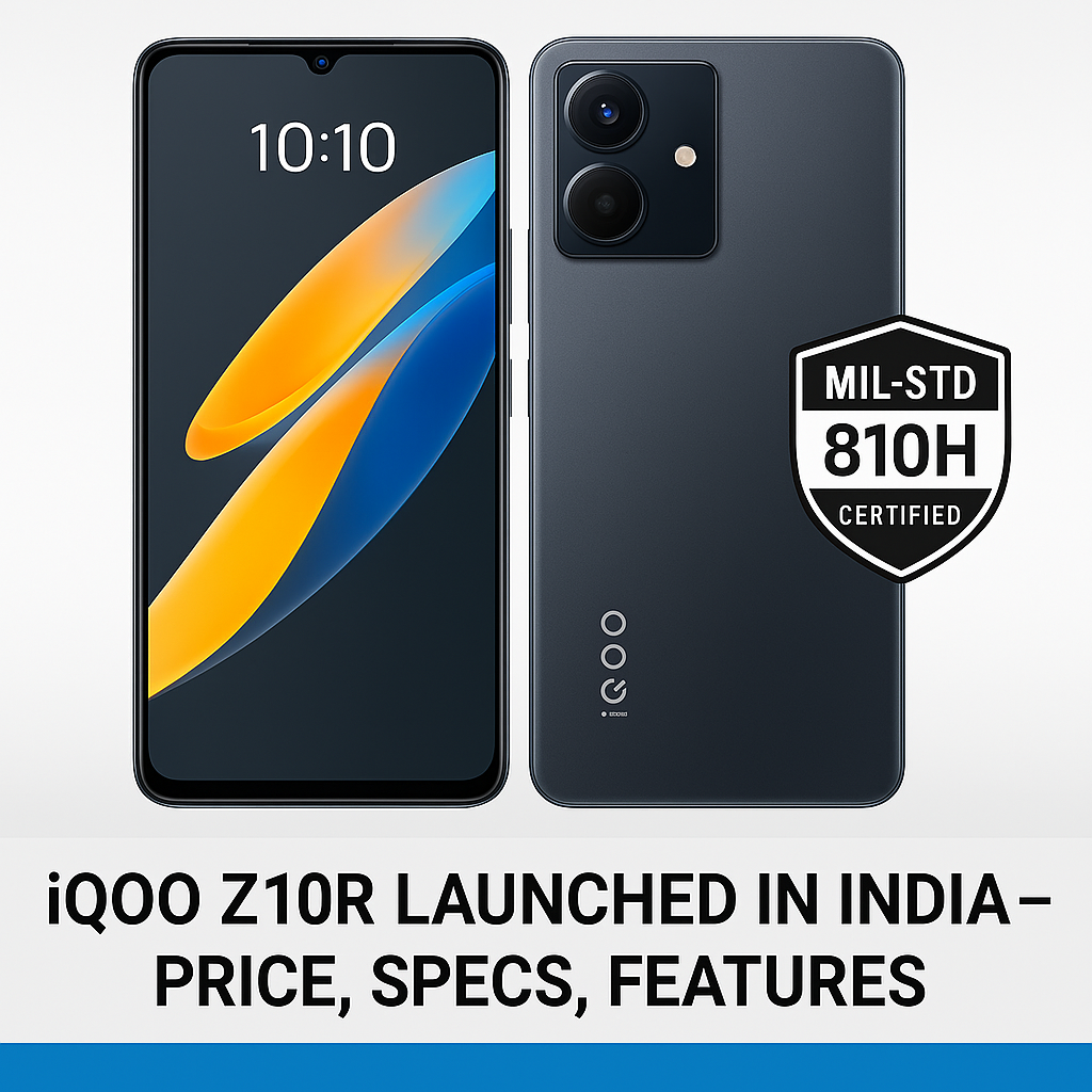 Sundar Pichai iQOO Z10R smartphone launch price and features