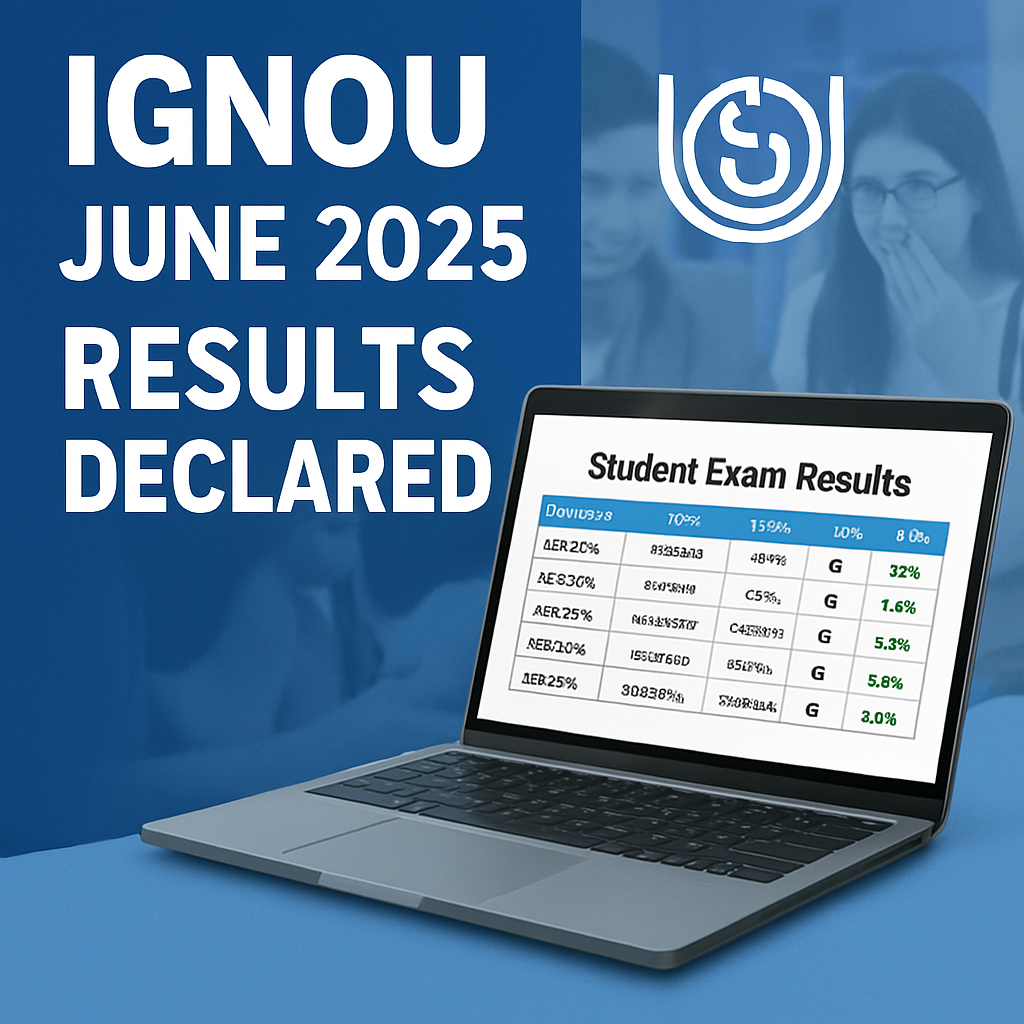 Allahabad University IGNOU June 2025 TEE result announcement news graphic