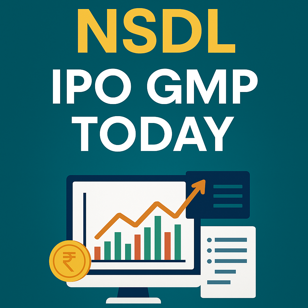 Sundar Pichai NSDL IPO GMP chart and grey market premium indicator