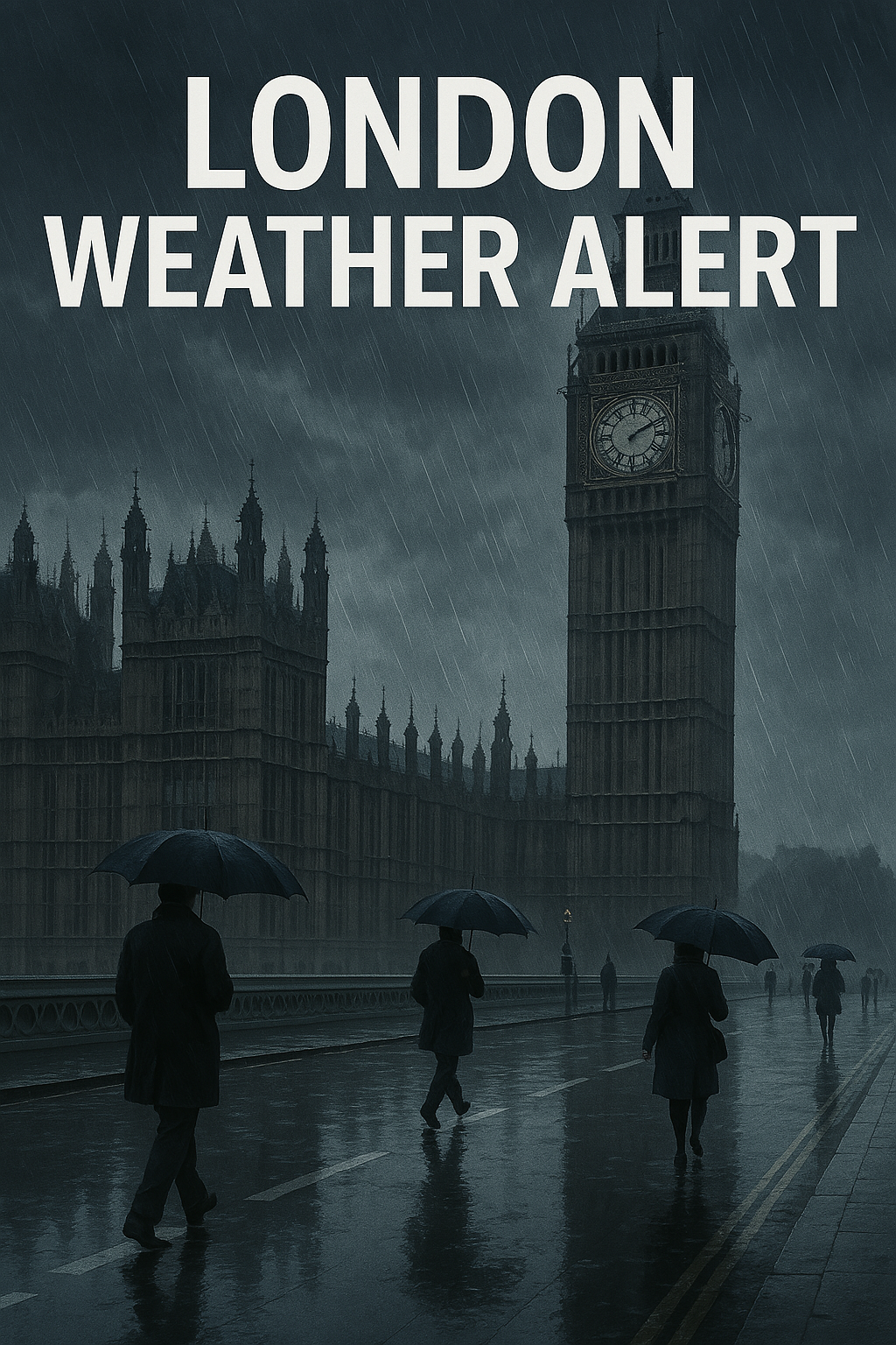 singapore London heatwave and rain forecast illustration