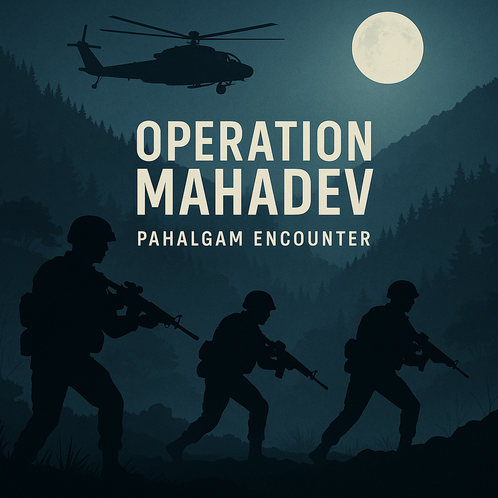 hdb Indian forces conduct Operation Mahadev in Kashmir killing Pahalgam attack mastermind Suleman Shah