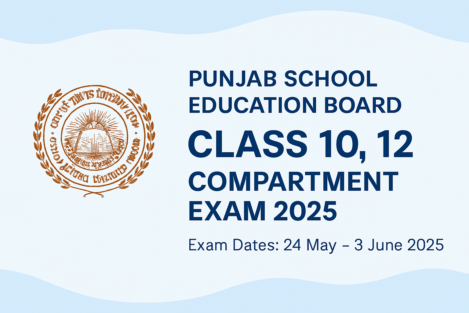 hdb PSEB Compartment Exam 2025 date sheet and schedule