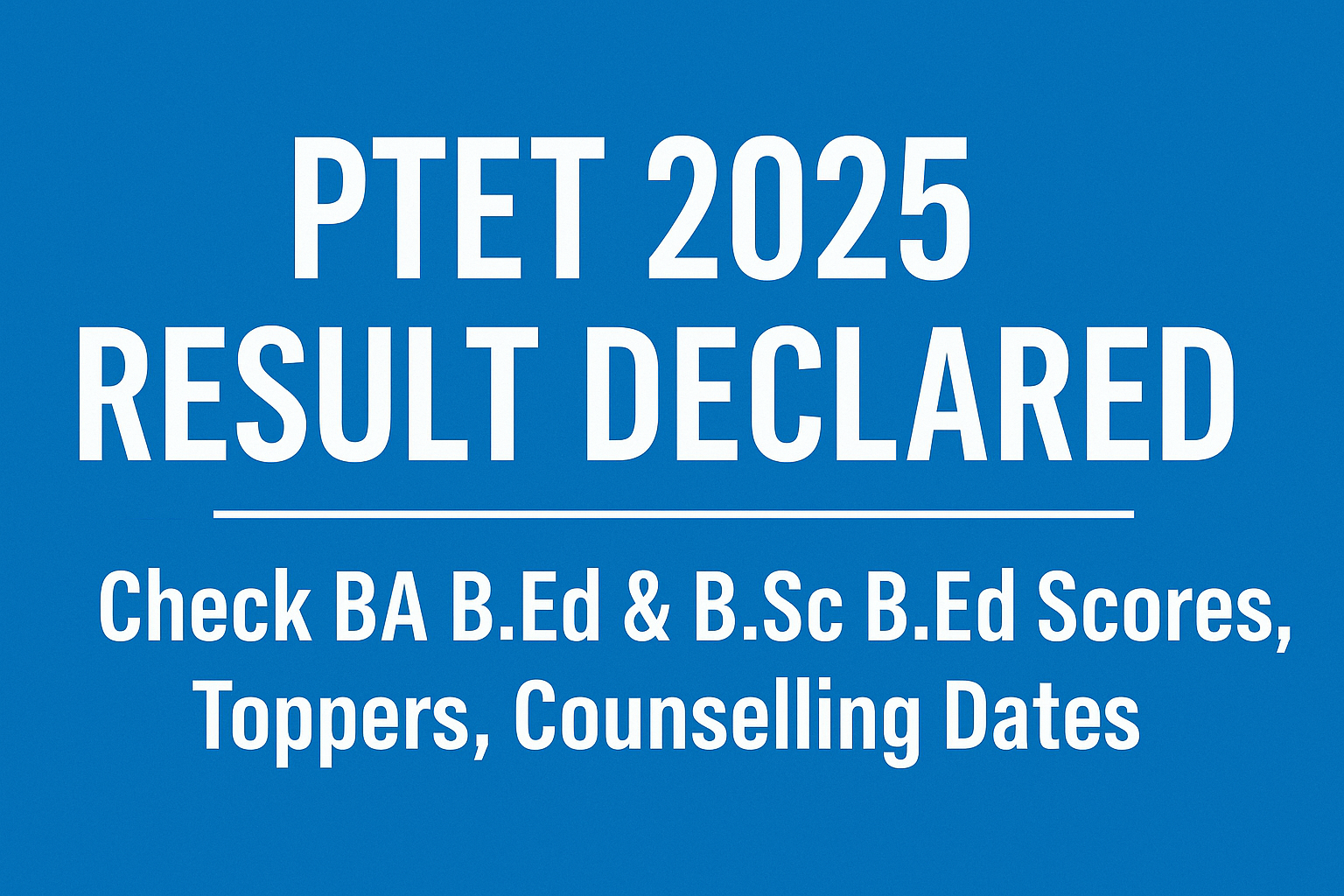 allahabad university ptet 2025 result