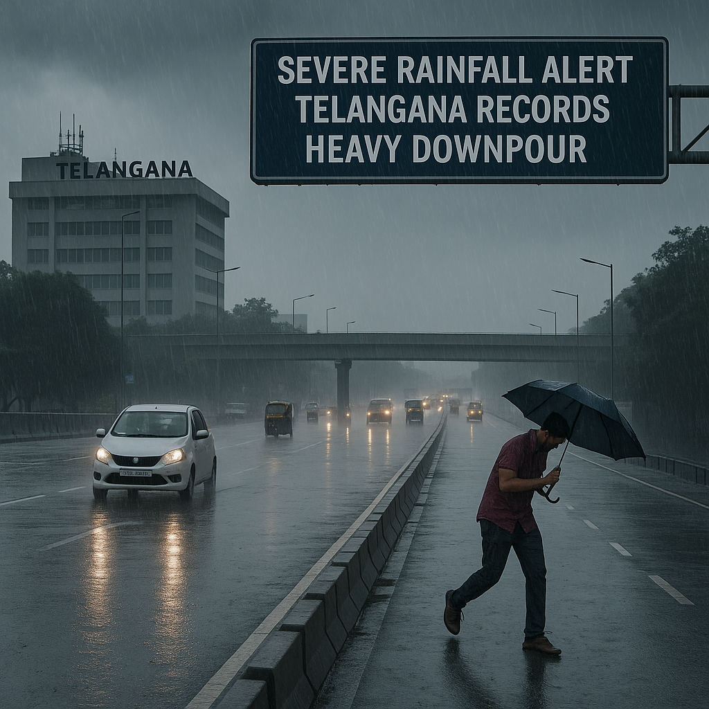 Allahabad University Severe rainfall alert in Telangana with heavy downpour in Hyderabad