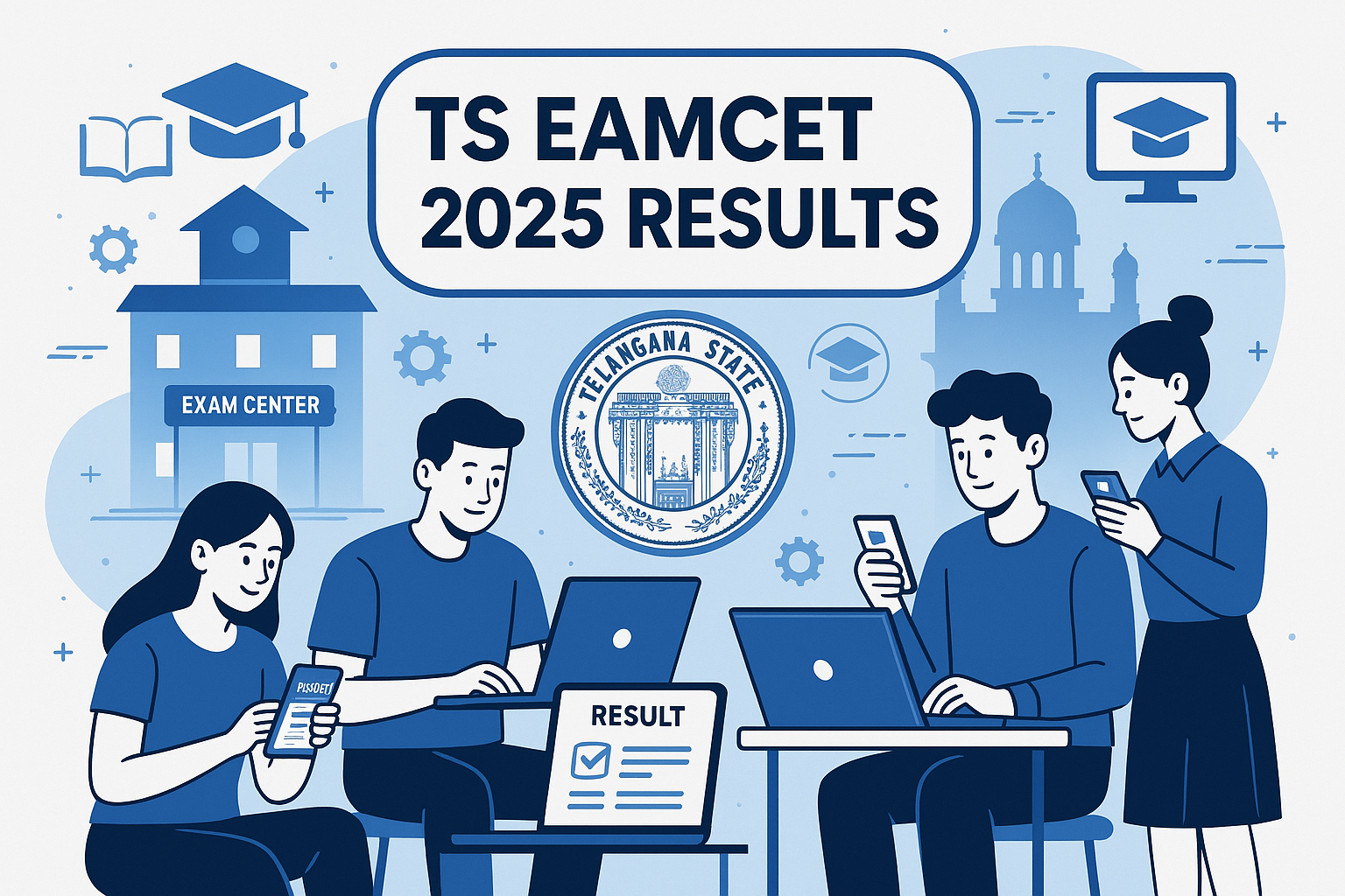 Sundar Pichai TS EAMCET Phase‑2 Seat Allotment Result 2025 – Student checking online portal