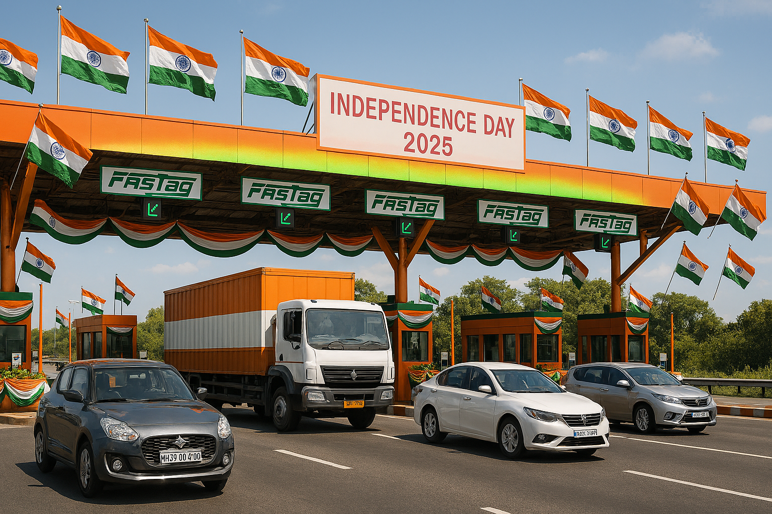 Asia FASTag Annual Pass launch on 15 August 2025 with Indian Independence Day celebrations