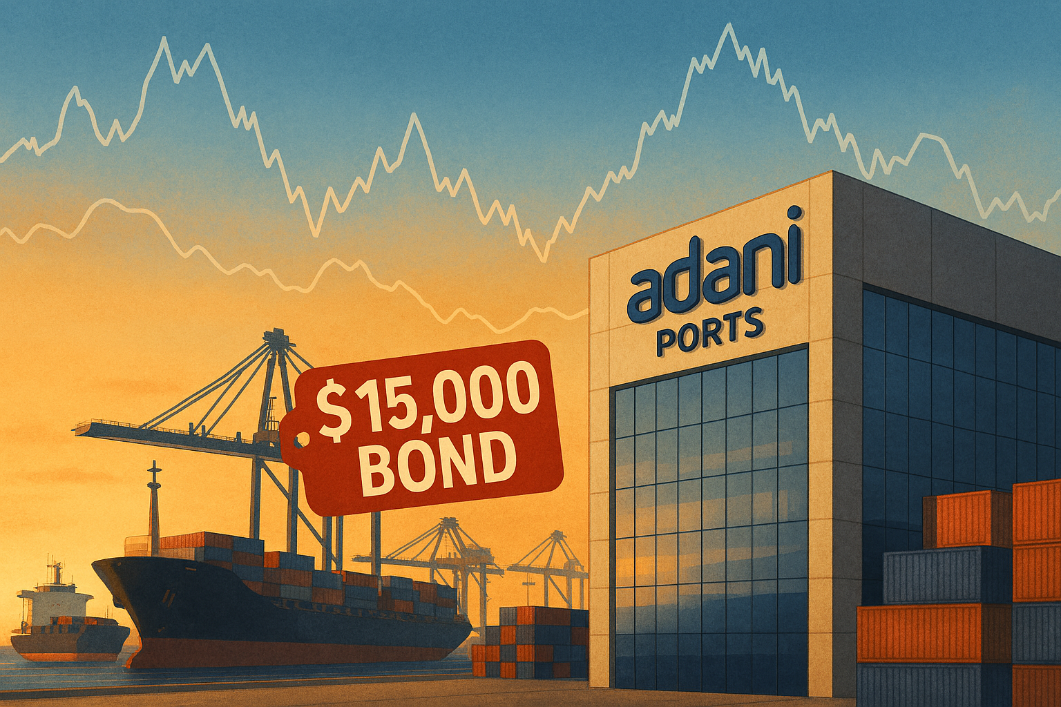 income tax "Adani Ports share price chart with Gautam Adani image in background"