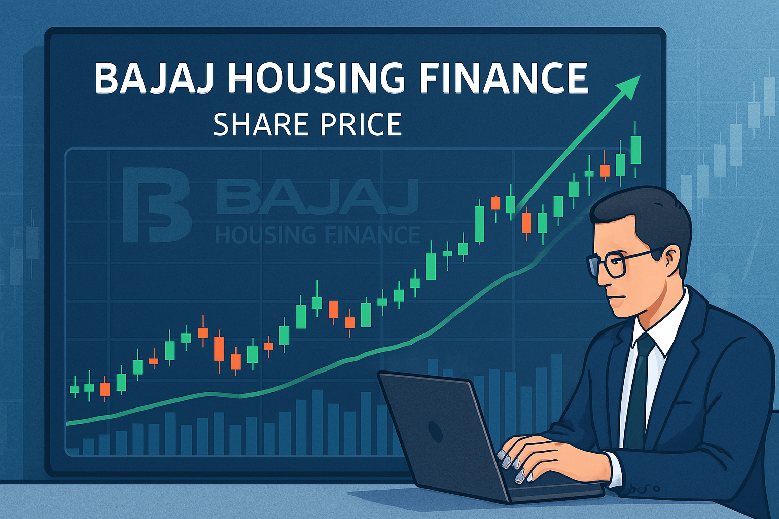 Asia Bajaj Housing Finance share price chart with market analysis and growth trends