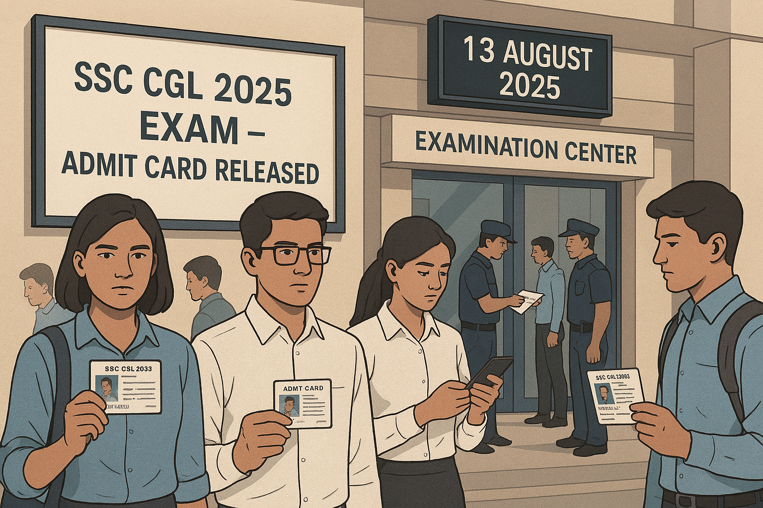Tigres SSC CGL 2025 Admit Card and Exam Date Announcement