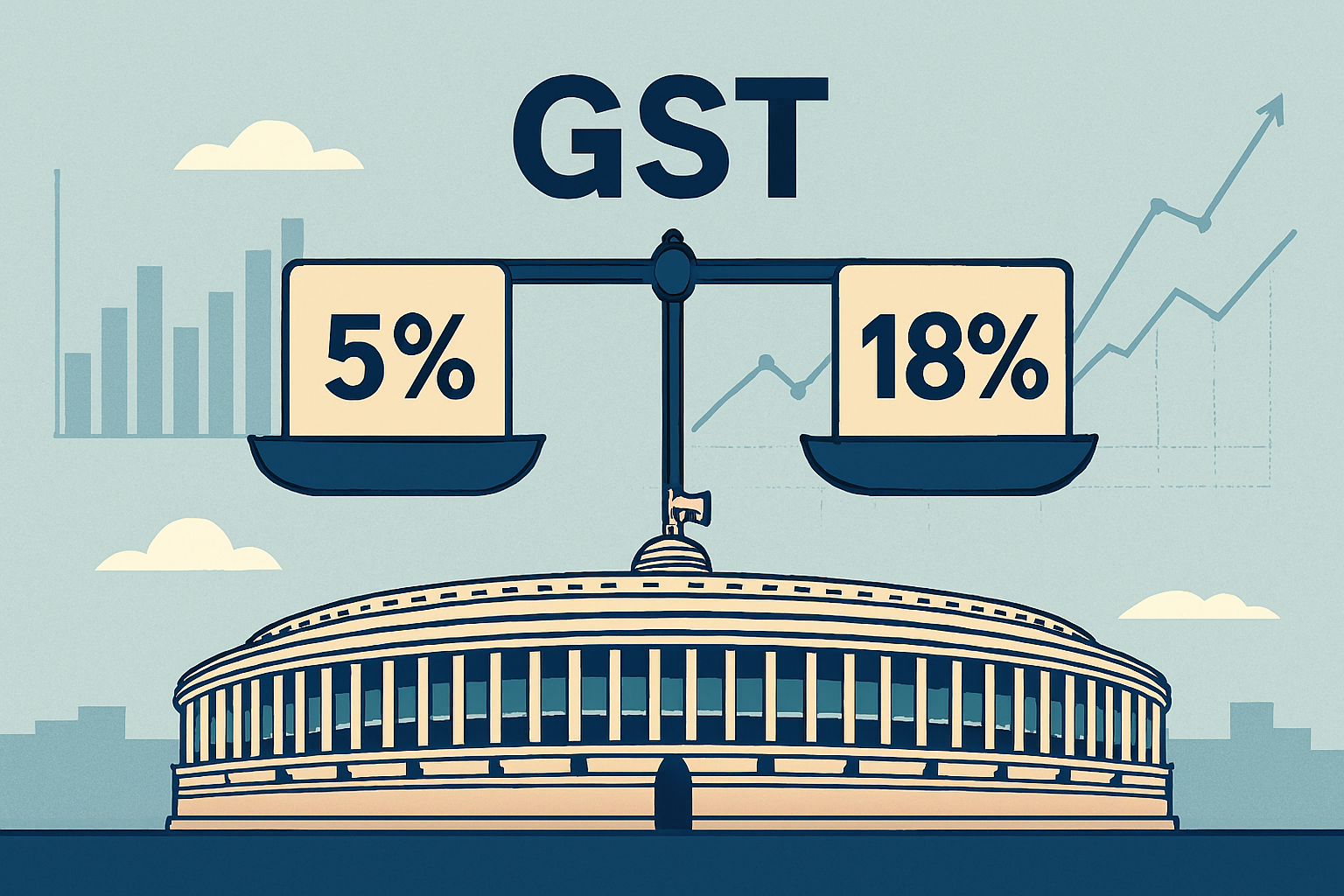 Asia GST news 2025 – Two-slab structure with scrapping of 12% and 28% rates