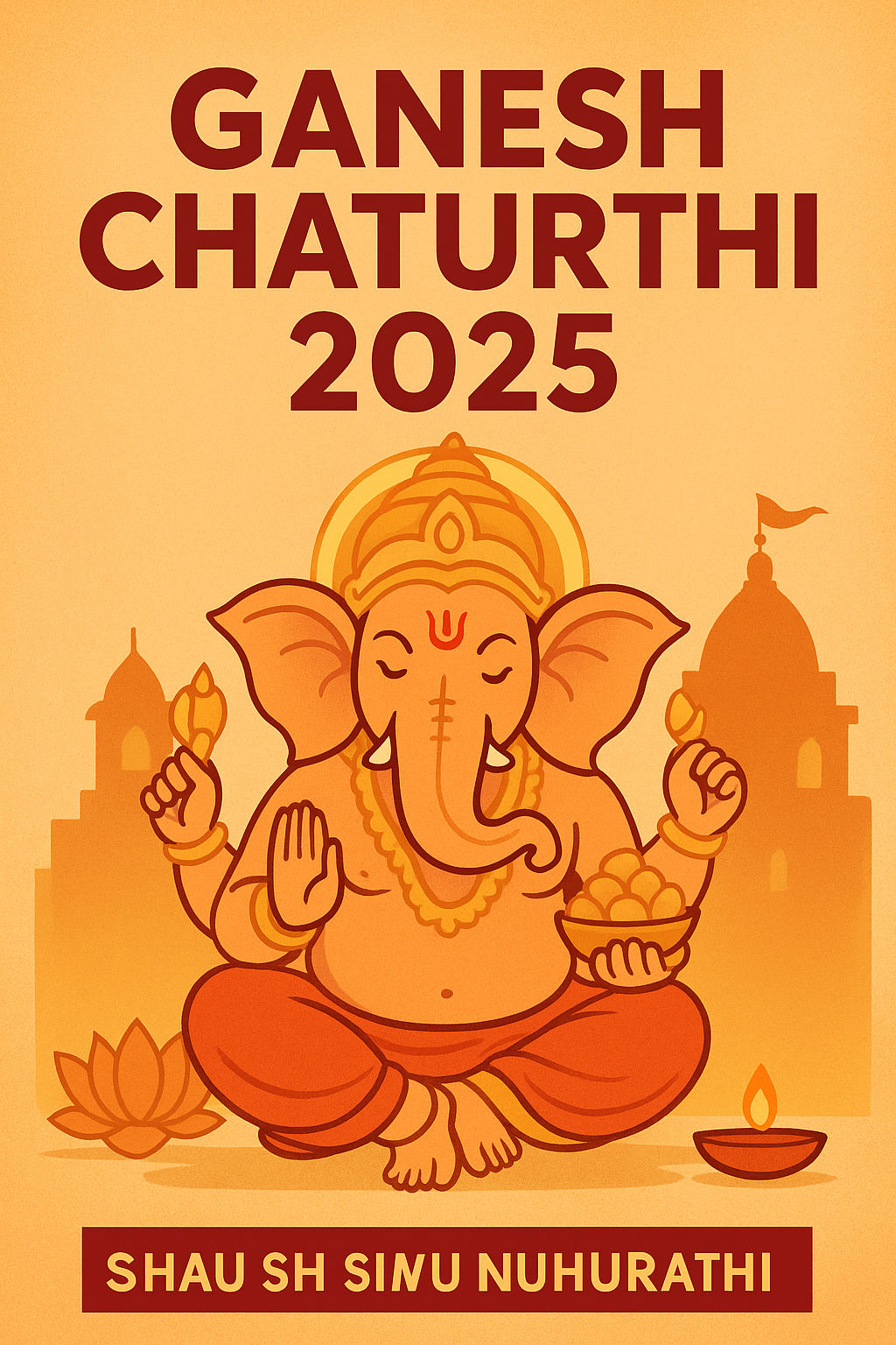 Asia Lord Ganesha idol with Ganesh Chaturthi 2025 celebration
