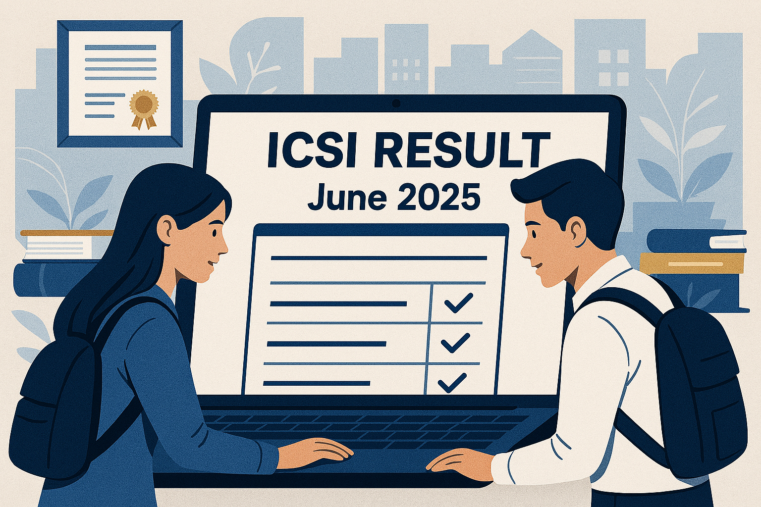 Asia ICSI Result June 2025 CS Professional and Executive declared online
