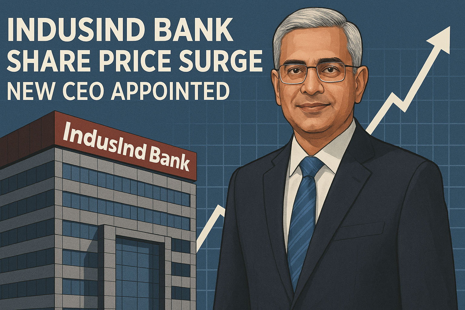uptac "Rajiv Anand new CEO of IndusInd Bank with share price performance chart"