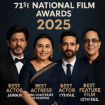 National Film “Vikrant Massey, Rani Mukerji, and SRK winning at the 71st National Film Awards 2025 ceremony”
