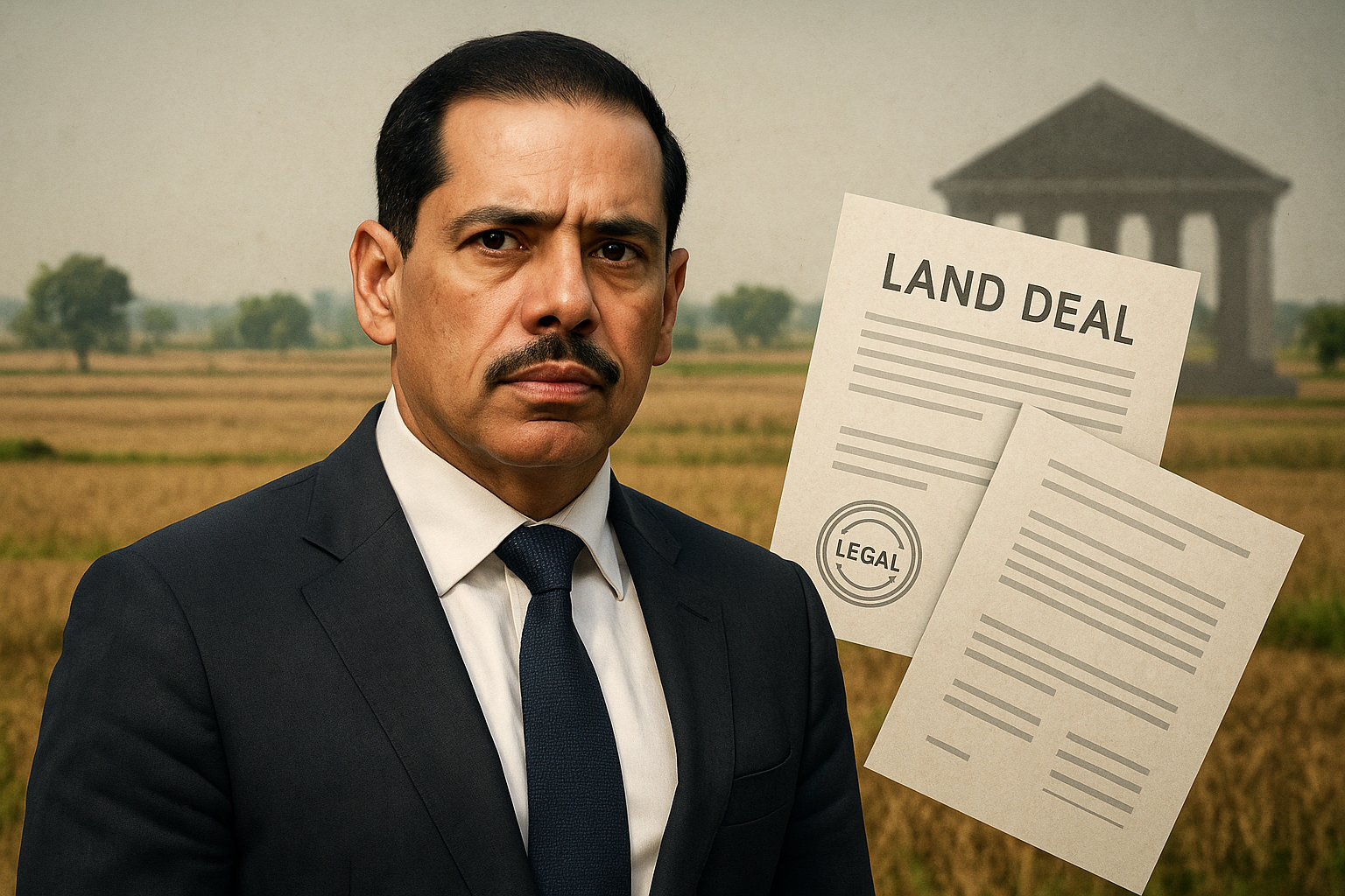 Asia Robert Vadra in Haryana land deal controversy