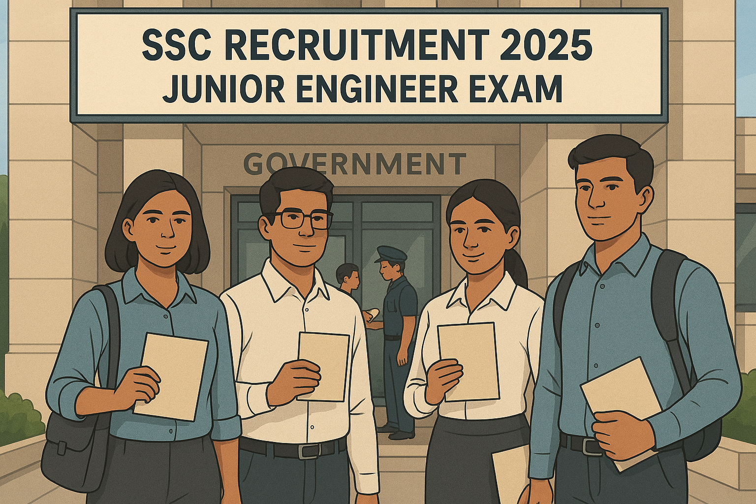 8th pay Candidates checking SSC Recruitment 2025 notification online for Junior Engineer posts