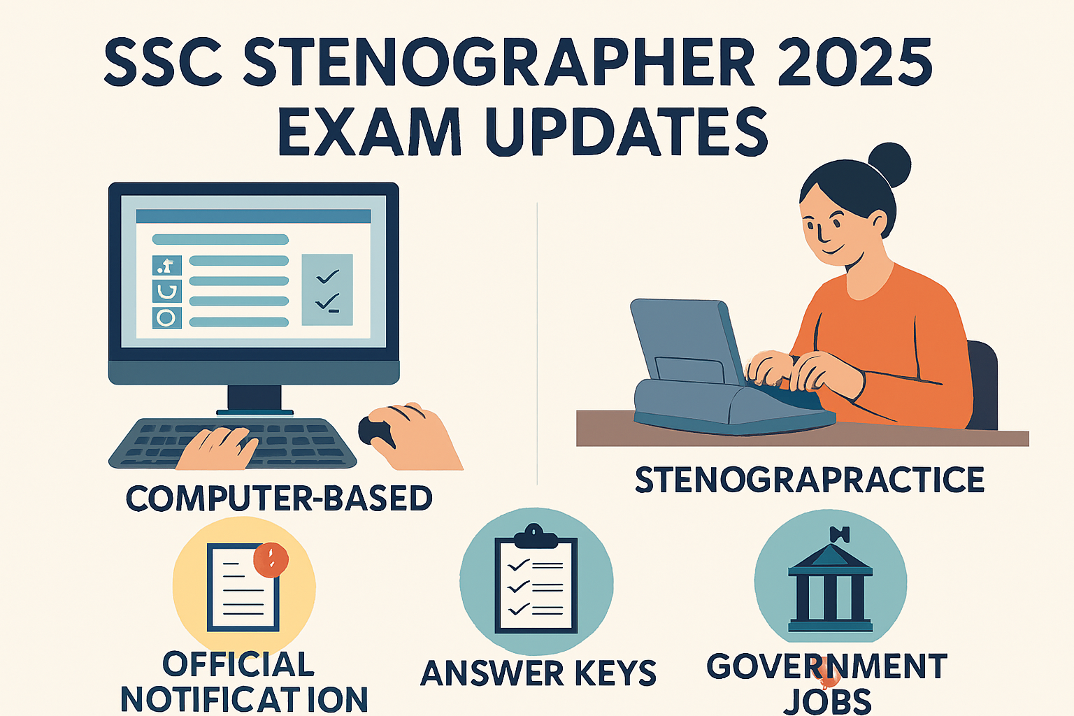 Asia SSC Stenographer answer key 2025 release, SSC.gov.in official portal