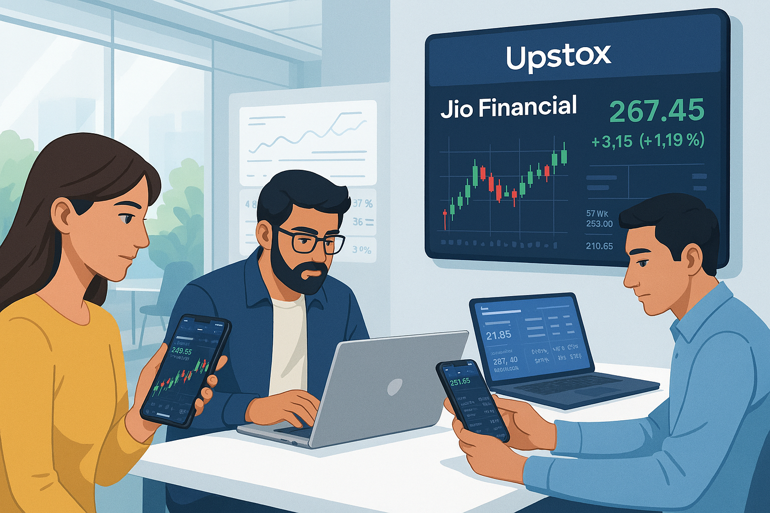 Asia Upstox and Jio