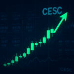 cesc CESC stock chart showing upward trend with trading indicators