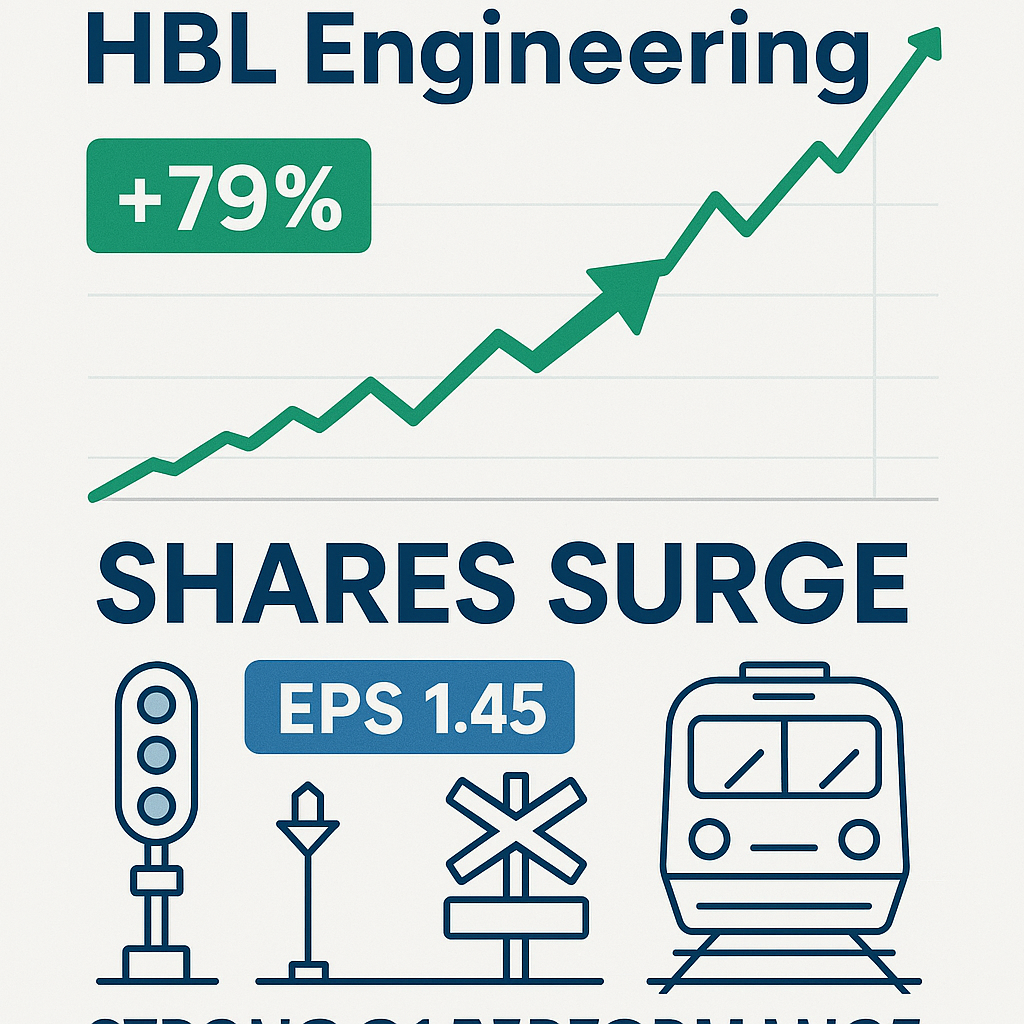 Asia HBL Engineering stock price chart rising after Q1 earnings