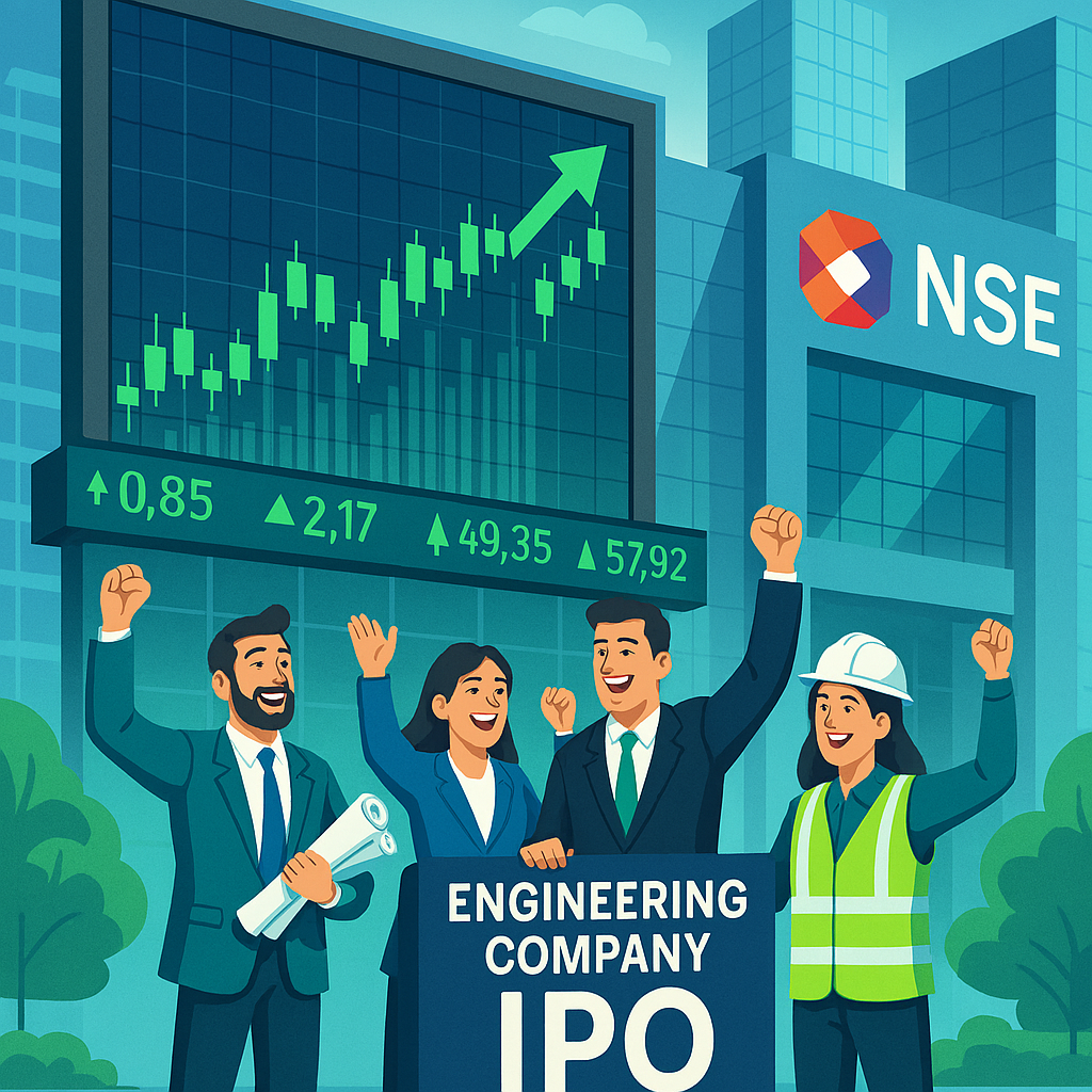 mumbai M&B Engineering IPO Listing NSE – Share Price Movement Graph