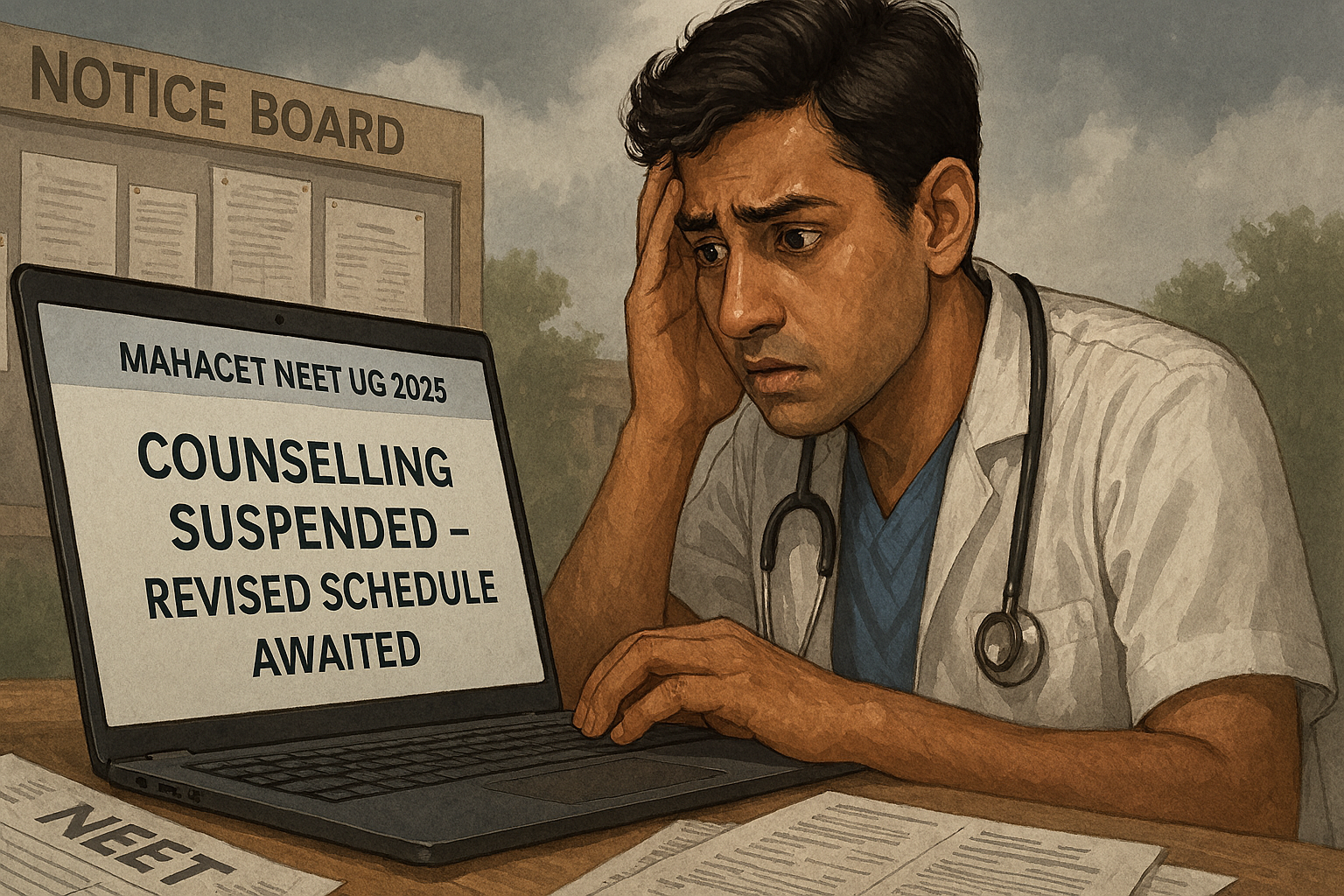 income tax "MAHACET NEET UG 2025 counselling suspended announcement"