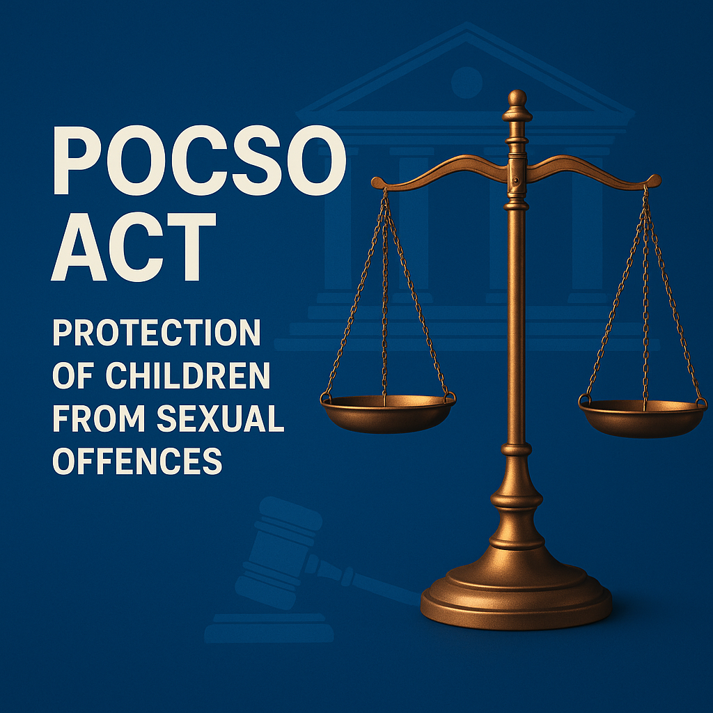 singapore Courtroom and justice symbols representing POCSO Act child protection