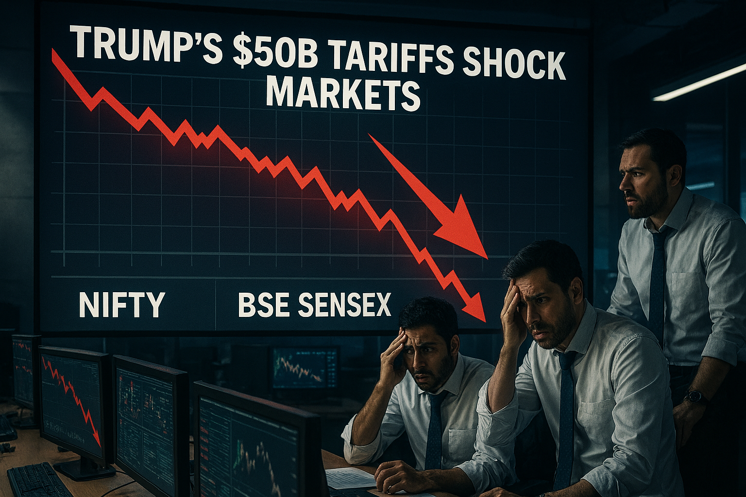 cesc Nifty 50 share price chart showing today's market fall