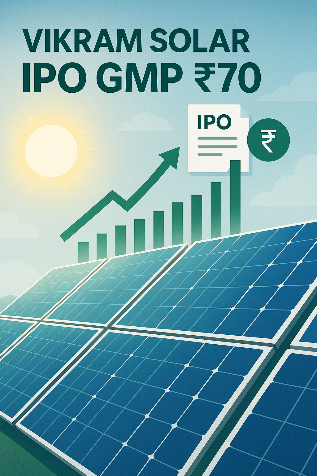 Asia Vikram Solar IPO GMP at ₹70 — Price Band, Key Dates, and Listing Insights